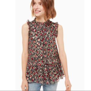 Kate Spade Floral Park Clip Dot Tank Top ⭐️